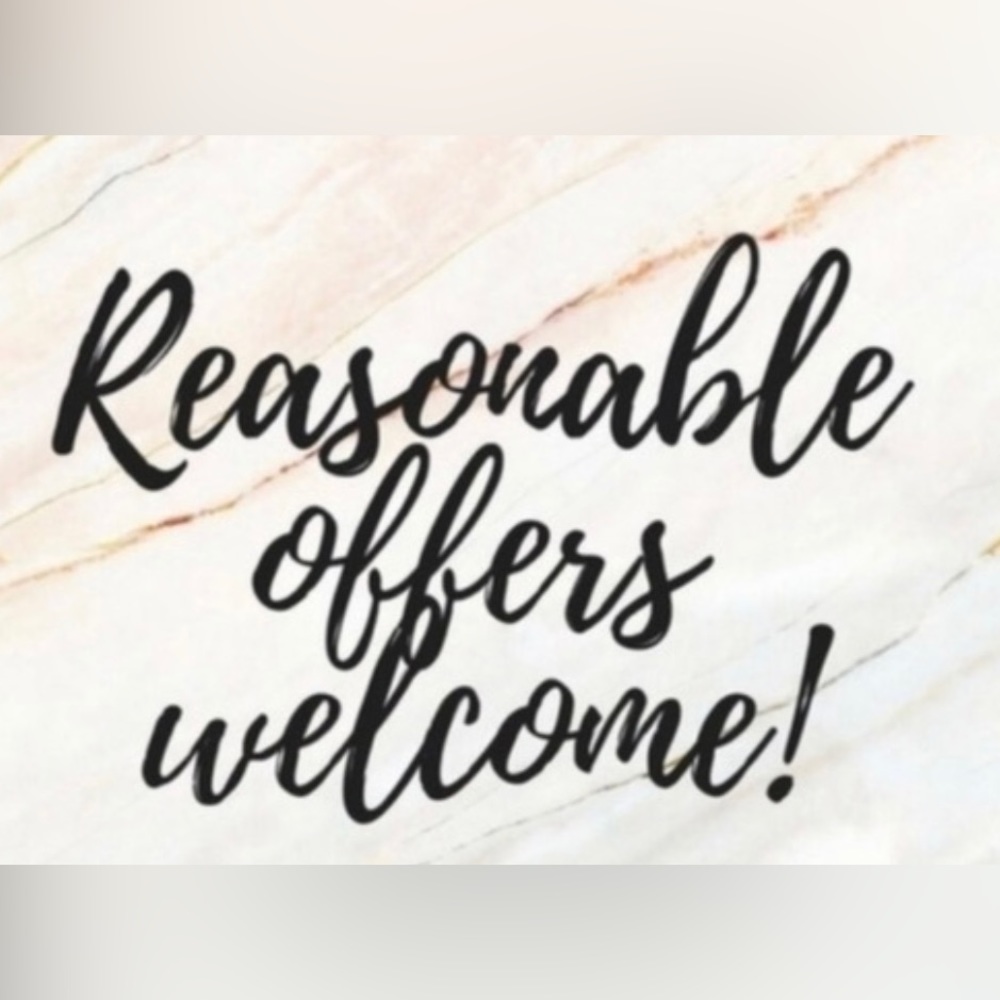 Reasonable offers welcome